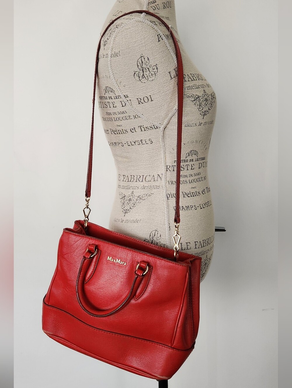 MaxMara Two-way Red Handbag